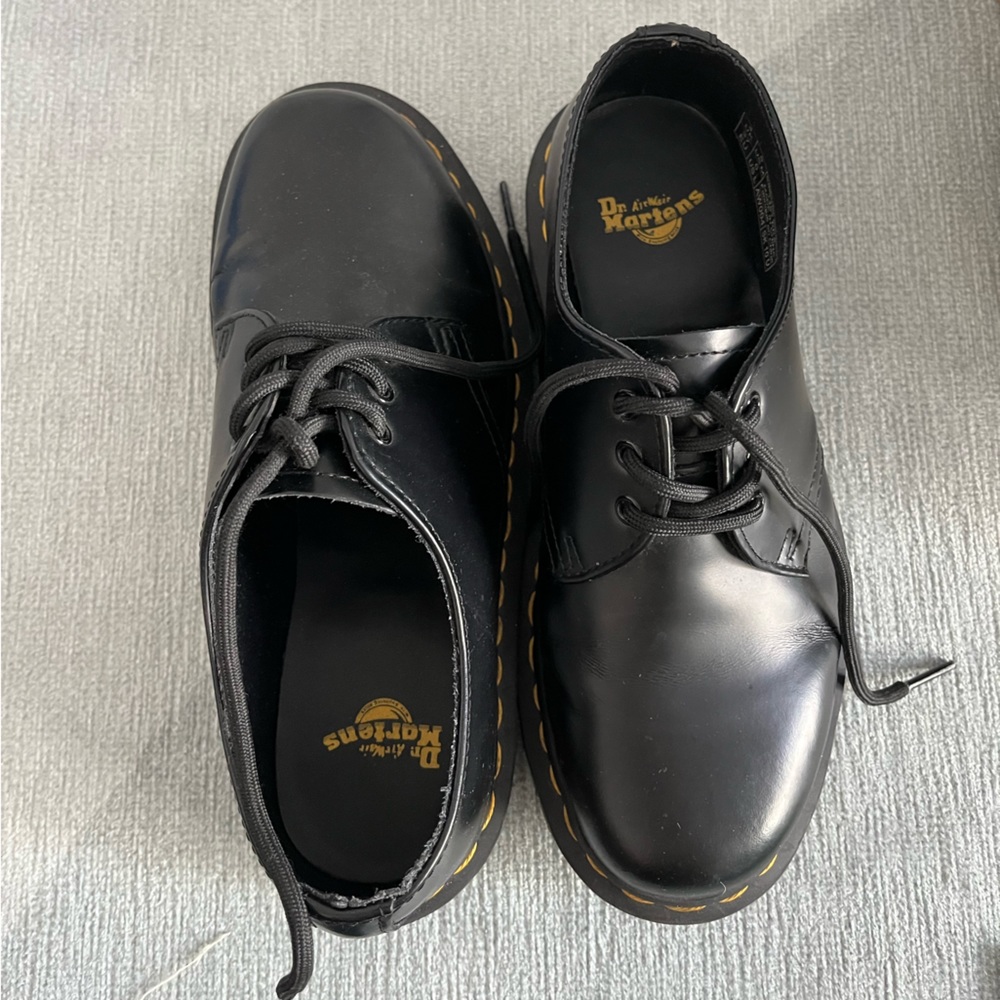 Dr Martens Leather Oxfords, Black W6/37
